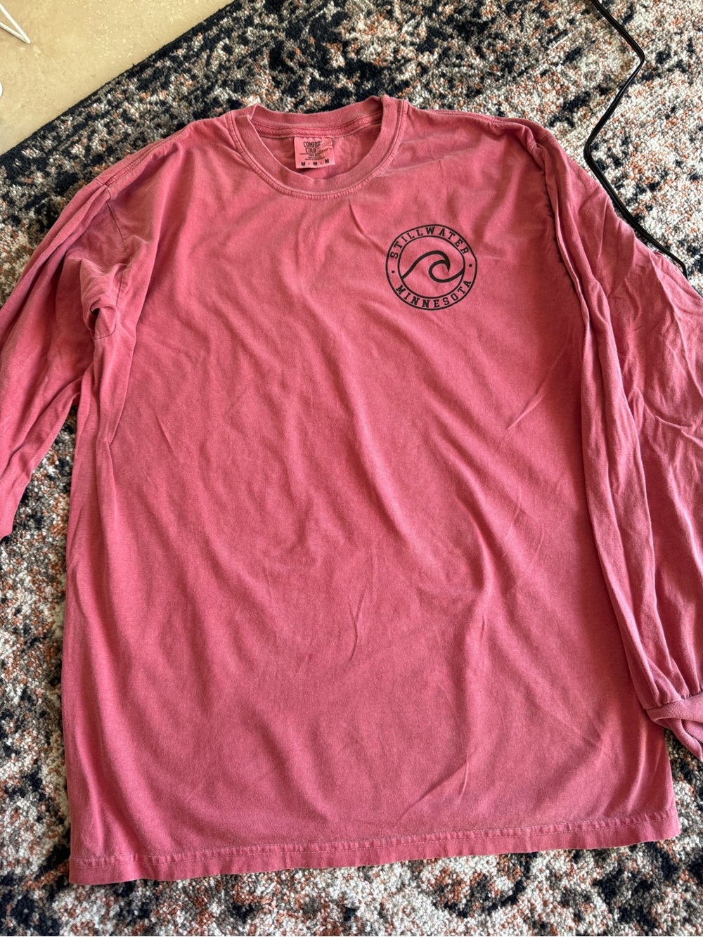 & Other Stories Men's Long Sleeve Crewneck - Rose COTTON 100%
